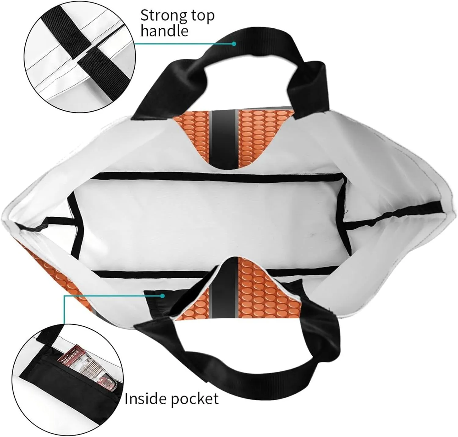 Baseball Tote Bag - Handbag, Shopping and Travel Bag for Sports Mom - Gifts for Women