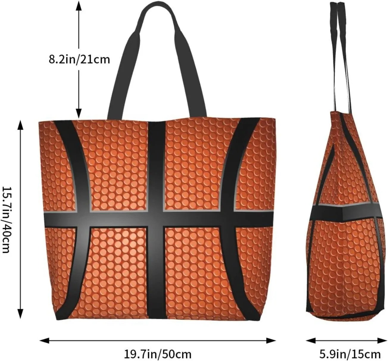 Baseball Tote Bag - Handbag, Shopping and Travel Bag for Sports Mom - Gifts for Women