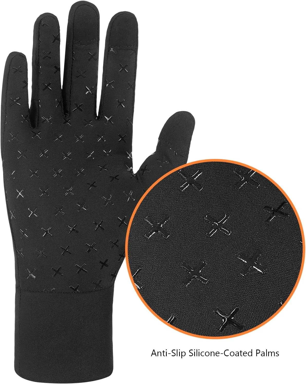 BASSDASH Men’s Camo Hunting Gloves UPF 50  Lightweight Touchscreen Gloves for Warm Weather Fishing Hiking Outdoor Activities