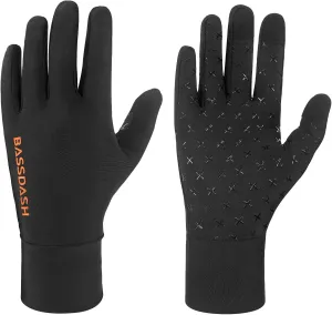BASSDASH Men’s Camo Hunting Gloves UPF 50  Lightweight Touchscreen Gloves for Warm Weather Fishing Hiking Outdoor Activities
