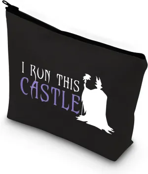 BDPWSS Villain Makeup Bag I Run This Castle Cosmetic Bag For Bad Princess Fans Gift (run this castle bl)