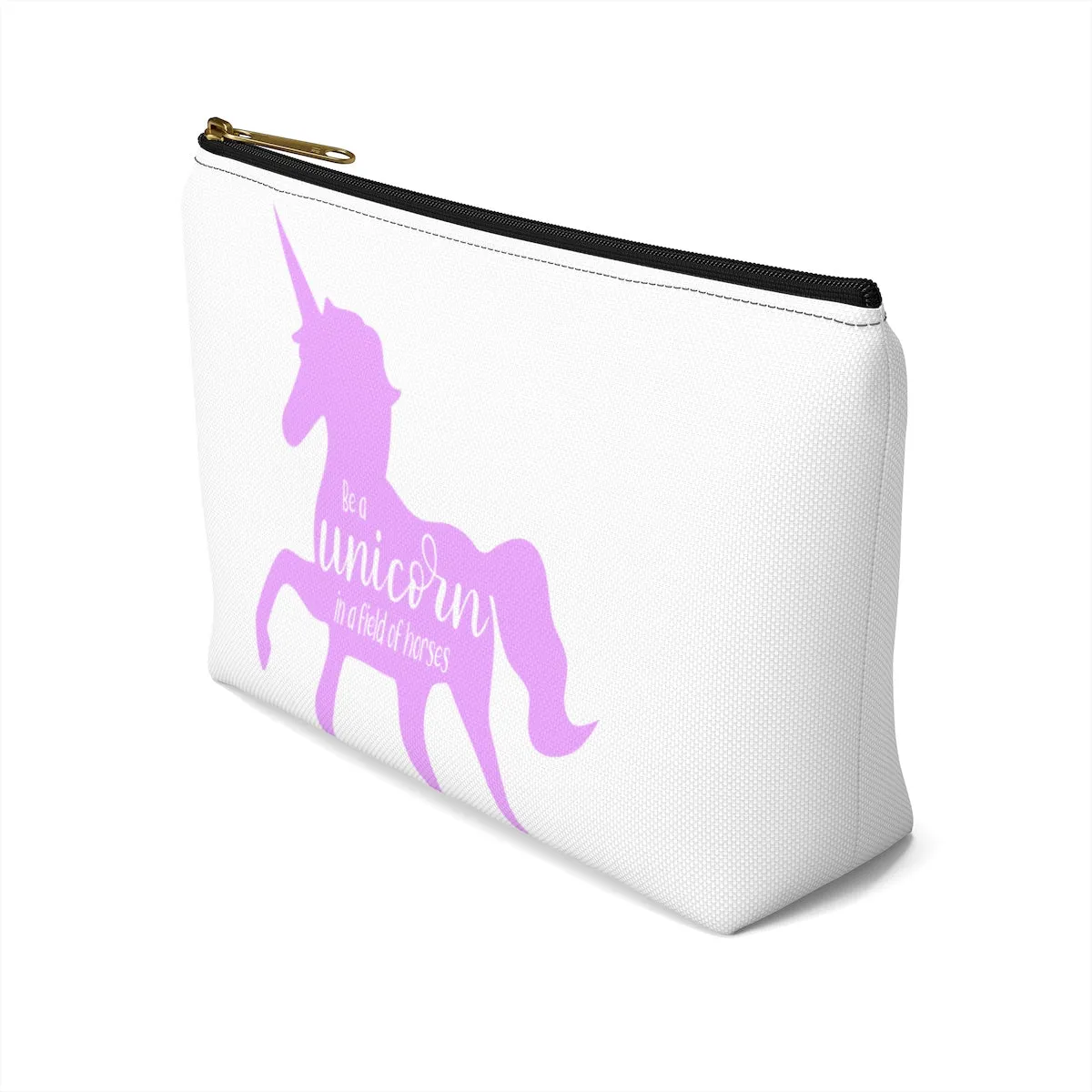 Be a Unicorn Accessory Pouch w T-bottom