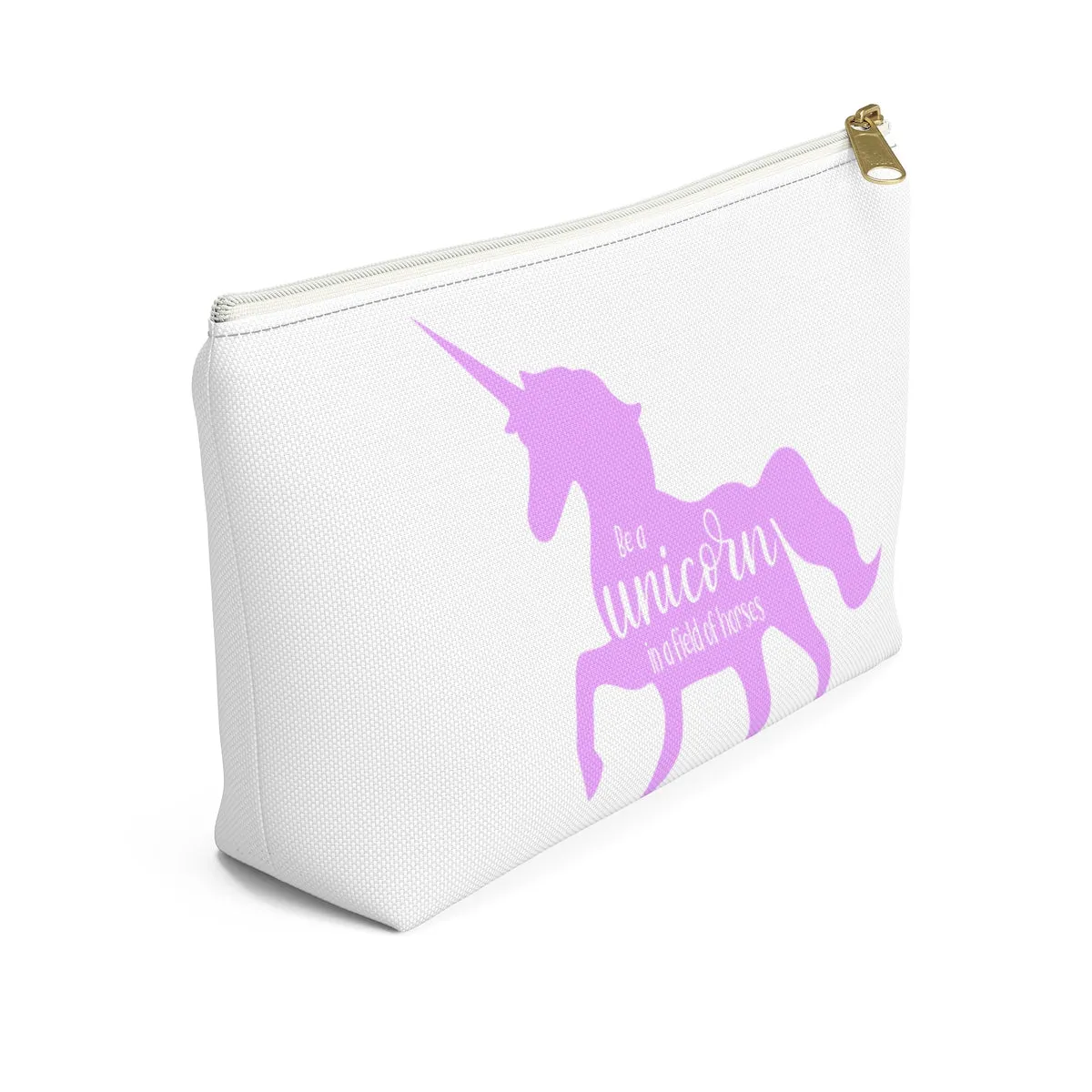 Be a Unicorn Accessory Pouch w T-bottom