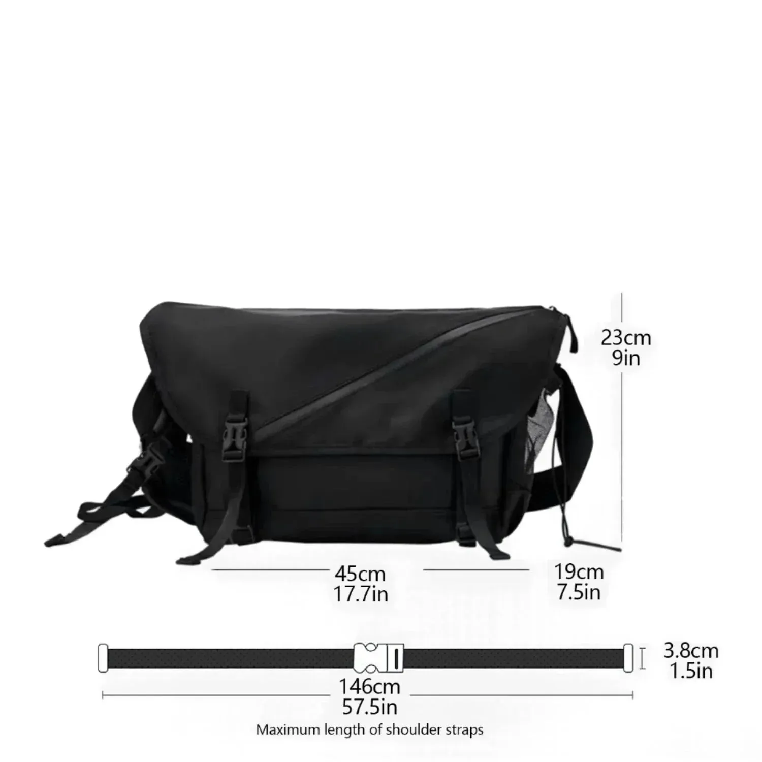 Beckham | Waterproof Crossbody Messenger Travel Bag