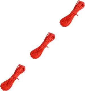 BESPORTBLE 3pcs Survival Bracelets Set Grade Parachute Cord Beads for Outdoor Activities