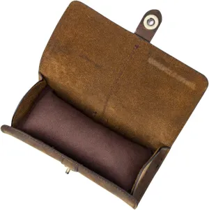 BESPORTBLE Leather Watch Case Slot Travel Organizer for Mechanical Watches Portable Holder for Men Women Stylish Design for Use for Any Occasion