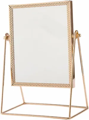 BESPORTBLE Square Cosmetic Mirror Makeup Mirror for Desk Decorative Area Random Color