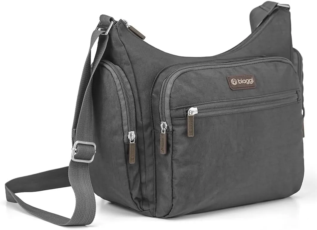 Biaggi Flexmates Convertible Crossbody | Lightweight RFID Blocking Crossbody for Travel, College, Weekend