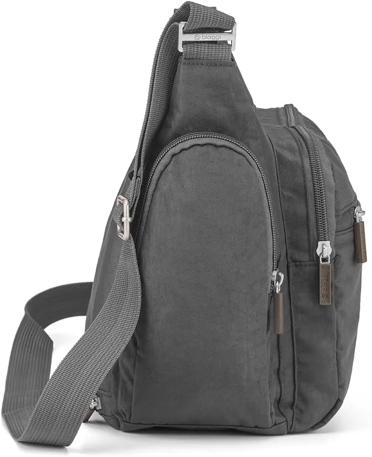 Biaggi Flexmates Convertible Crossbody | Lightweight RFID Blocking Crossbody for Travel, College, Weekend