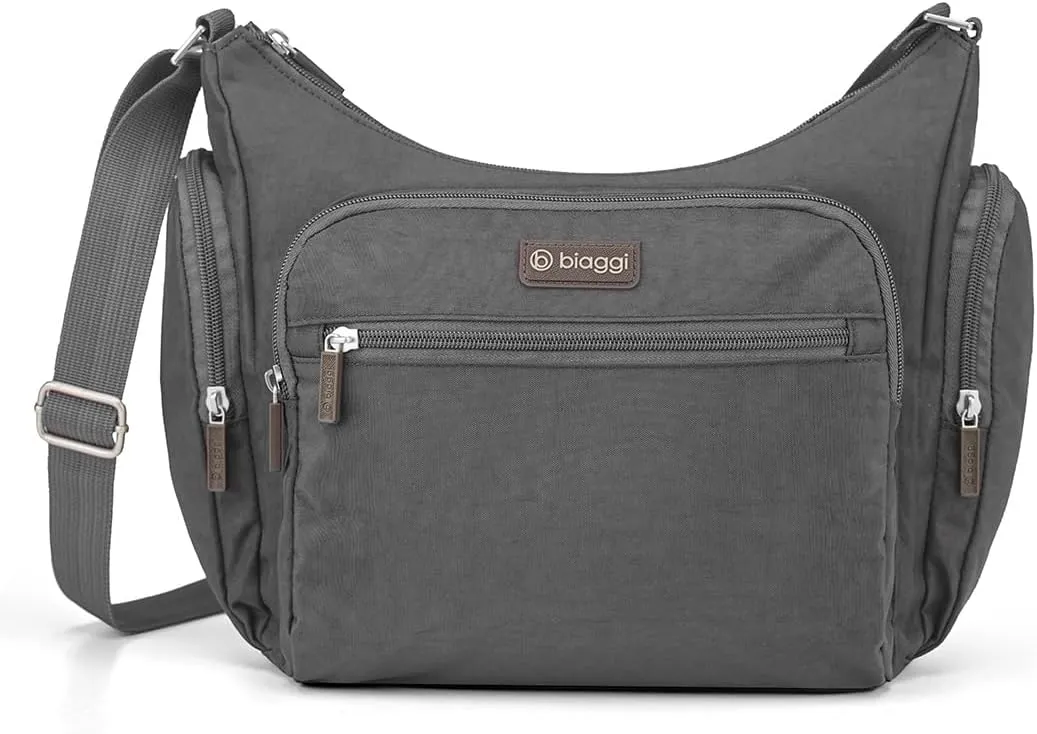 Biaggi Flexmates Convertible Crossbody | Lightweight RFID Blocking Crossbody for Travel, College, Weekend