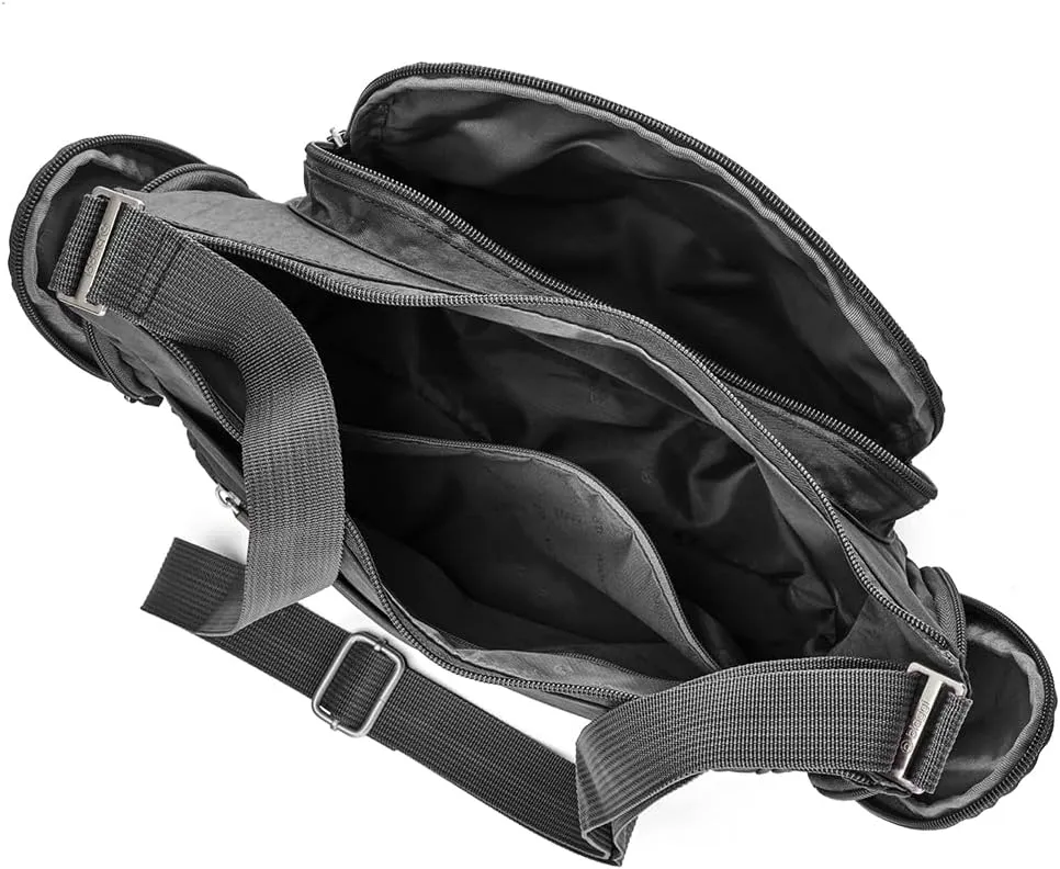 Biaggi Flexmates Convertible Crossbody | Lightweight RFID Blocking Crossbody for Travel, College, Weekend