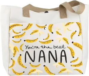 BLUPARK Nana Gift Nana Tote Bag Grandma Gift Nana Canvas Tote Bag Funny Nana Bag Bananas Theme Gift Grandma Shopping Bag