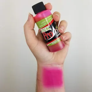 Body Paint - ProAiir Temporary Tattoo Ink - 4.2 oz (120ml) Hot Pink