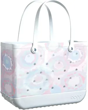 BOGG BAG X Large Waterproof Washable Tip Proof Durable Open Tote Bag for the Beach Boat Pool Sports 19x15x9.5 (X Large, Tie Dye)