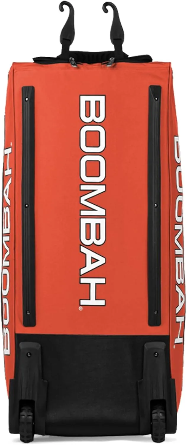 Boombah Brute Rolling Bat Bag - 35" x 15" x 12-1/2" - Multiple Color Options - Holds 4 Bats and Room for Gear - Wheeled Bag
