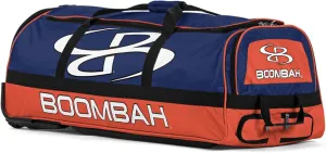 Boombah Brute Rolling Bat Bag - 35" x 15" x 12-1/2" - Multiple Color Options - Holds 4 Bats and Room for Gear - Wheeled Bag