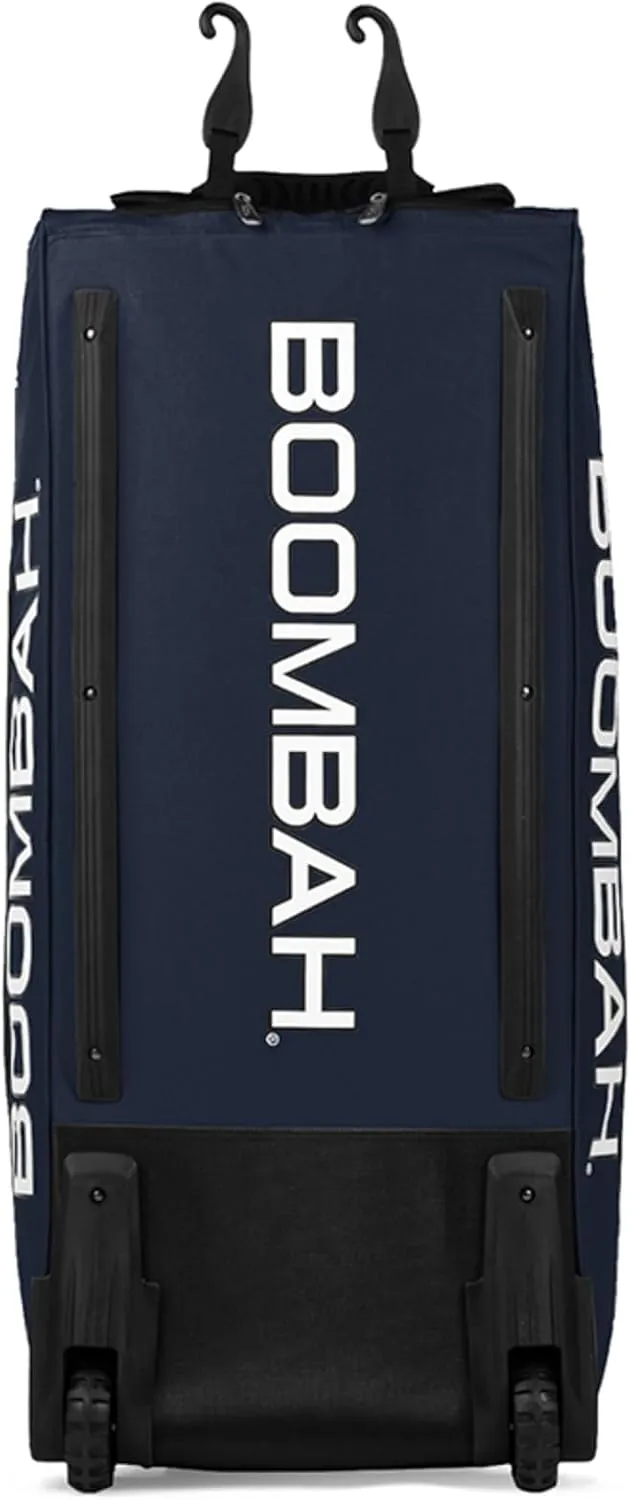 Boombah Brute Rolling Bat Bag - 35" x 15" x 12-1/2" - Multiple Color Options - Holds 4 Bats and Room for Gear - Wheeled Bag