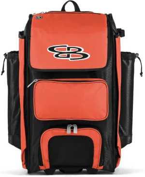 Boombah Catchers Superpack Hybrid Rolling Bat Bag - Multiple Colors - Wheeled & Backpack Version