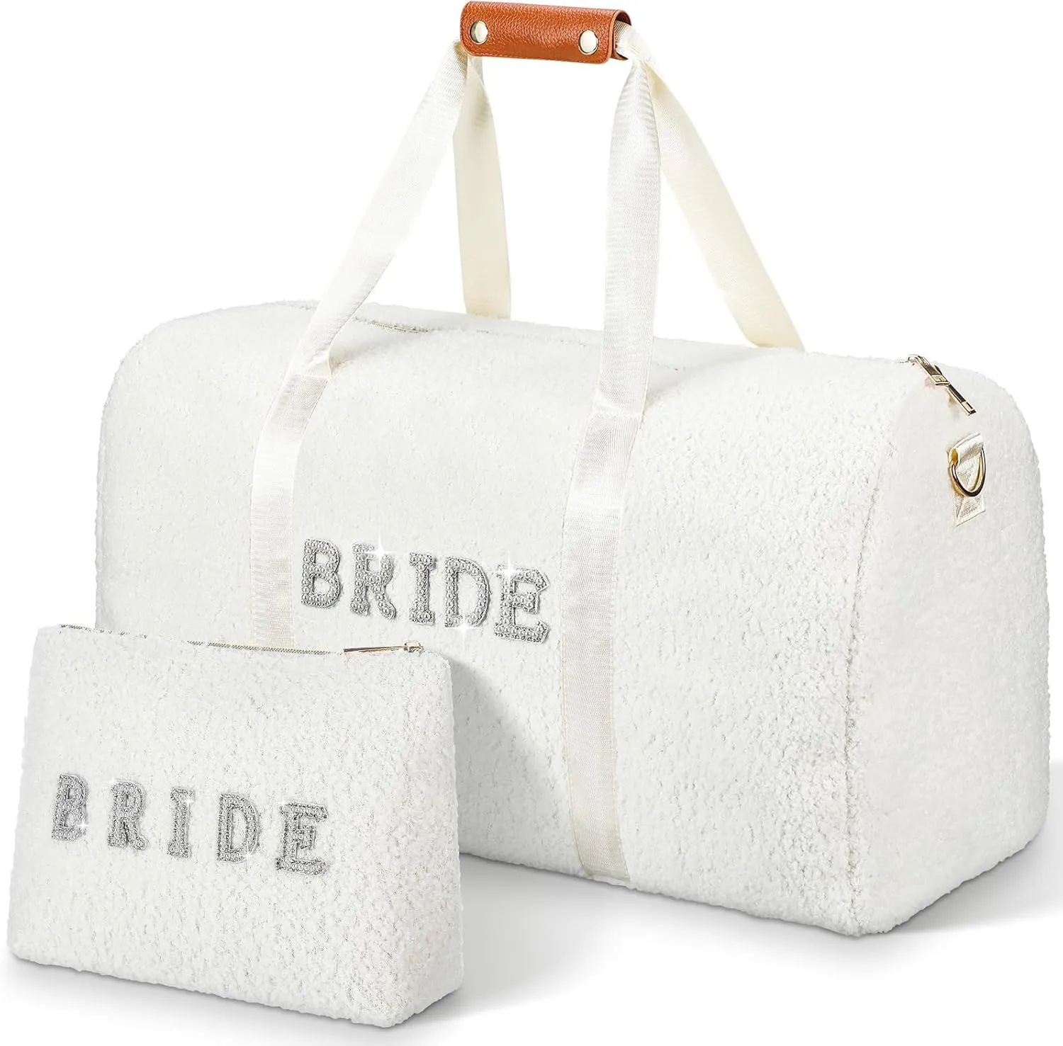 Bride Weekender Bags Makeup Bag wedding Travel Duffel Bag Shoulder Weekender Overnight Bag for Women Weekender Bag
