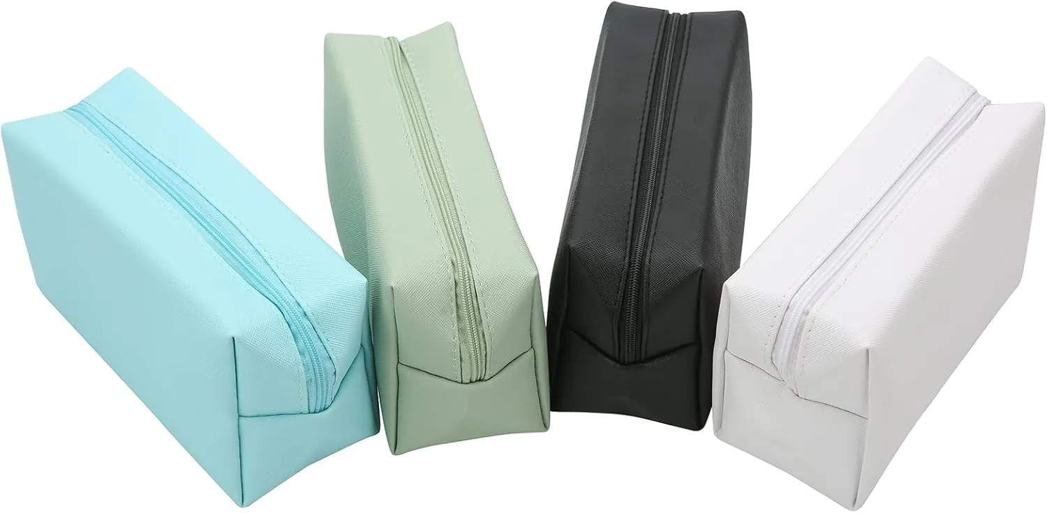 Bridesmaid Proposal Gifts Letter Cosmetic makeup bag bulk for Wedding Party Favors Bachelorette party decorations Toiletry Organizer Bag Makeup Case Gift (6, sage green)