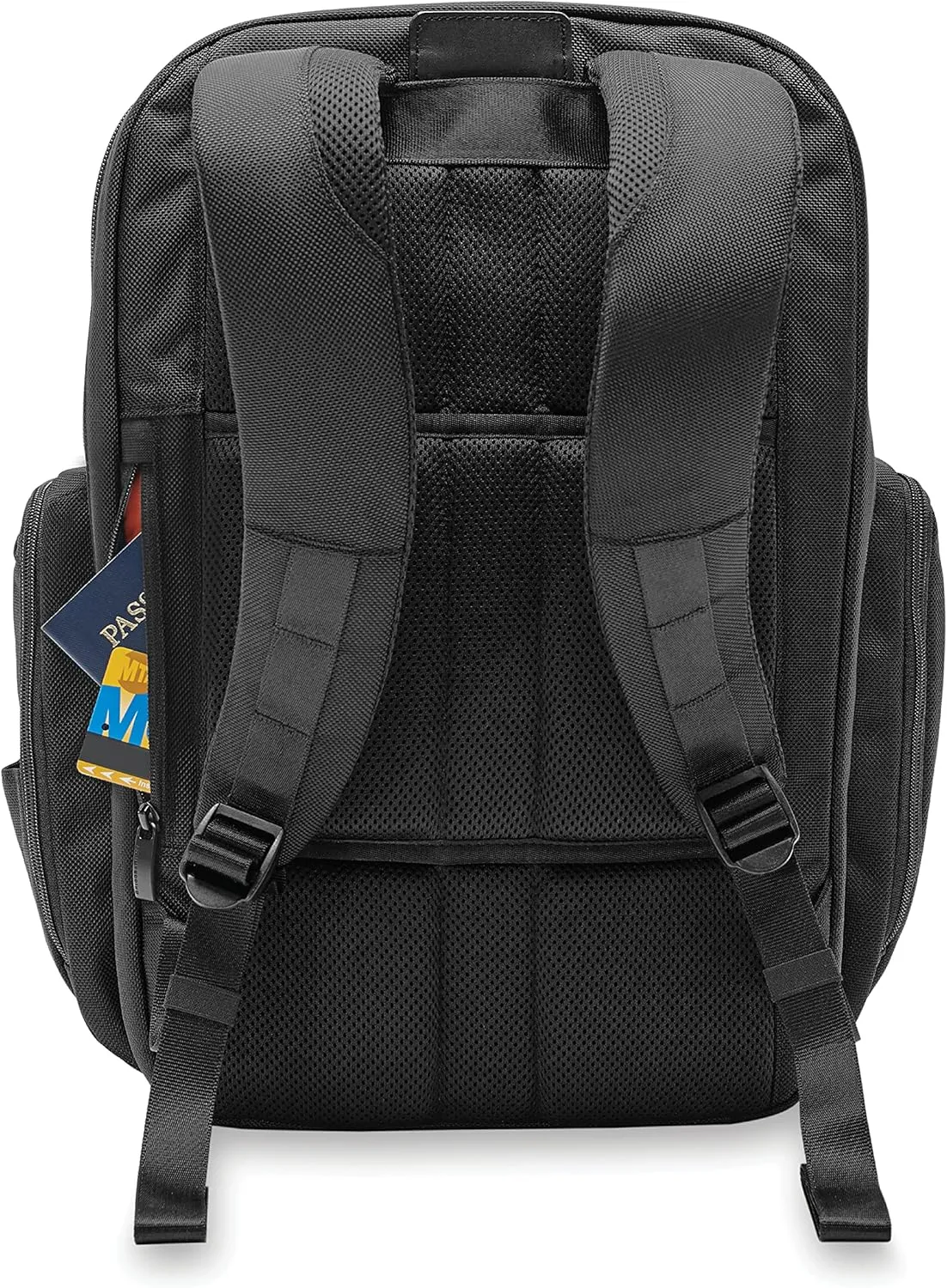 Briggs & Riley Traveler Backpack - Carry On Travel Backpack for Women & Men, Personal Item Travel Bag, Lightweight & Durable, Padded Straps, Fits up to 15" Laptop - Baseline Collection, Black