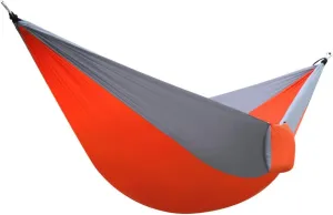 Camping Hammock Double Parachute Hammocks Portable Hammocks Outdoor Hammock Lightweight Nylon Travel Bed with 2 Tree Straps for Backpacking, Travel, Beach, Backyard, Patio, Hiking(E)