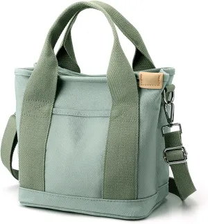 Canvas Bag for Women Crossbody Shoulder Purse Everything Tote Hobo Bag with Zipper and Compartments 2024 Small