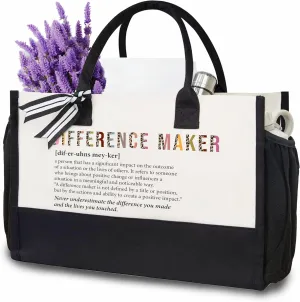 Canvas Tote Bag For Women, Summer Gift Ideas - Minimalism Tote Bag - A00