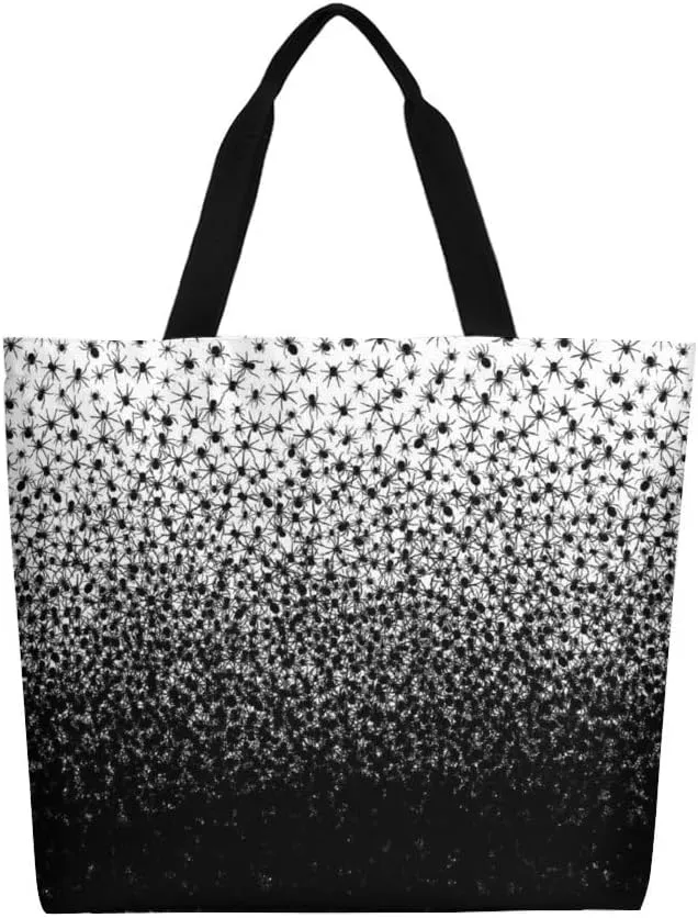 Canvas Tote Bag Large Casual Shoulder Bag for Women Handbag Reusable Beach Shopping Gym Picnic Travel Grocery Bag