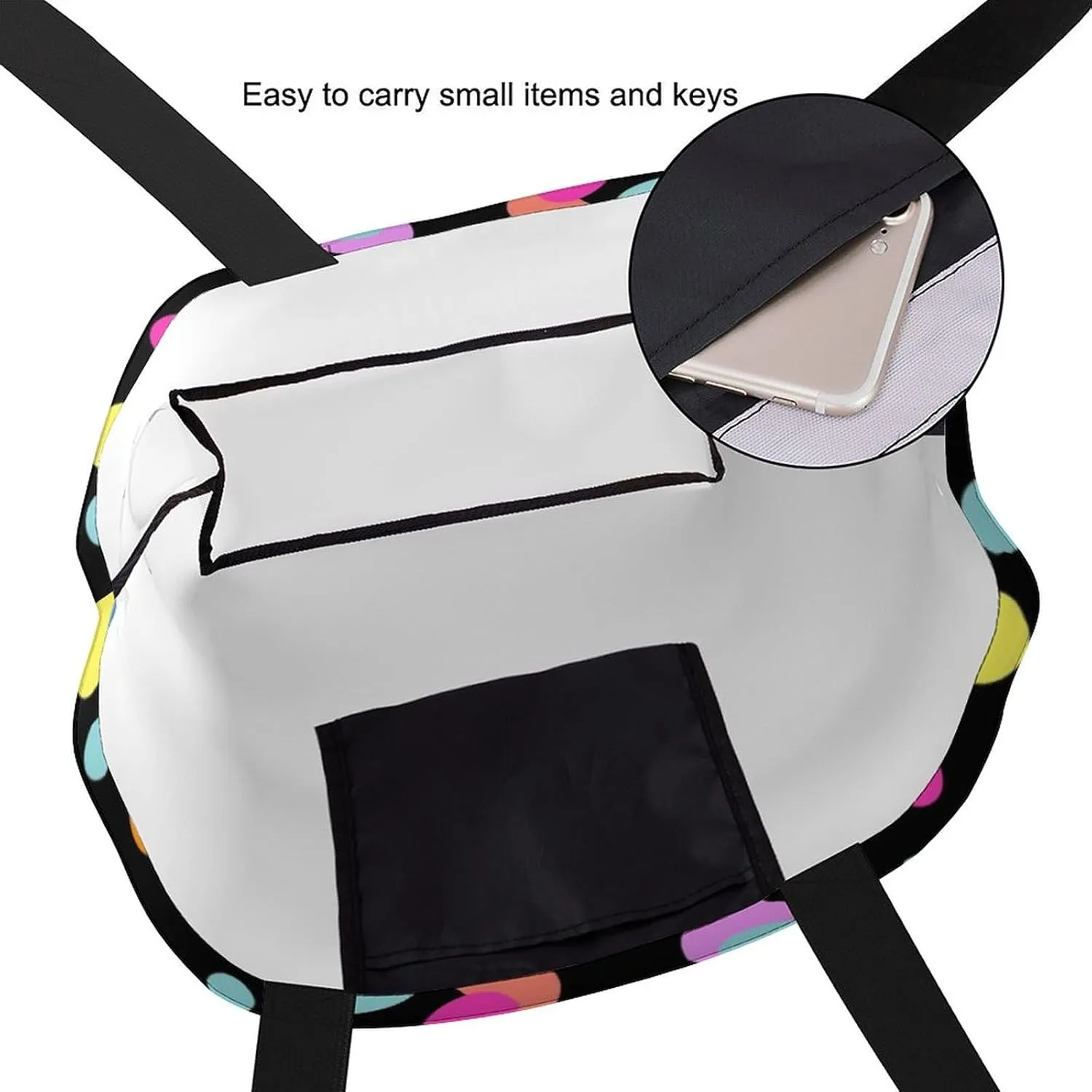 Canvas Tote Bag Large Casual Shoulder Bag for Women Handbag Reusable Beach Shopping Gym Picnic Travel Grocery Bag