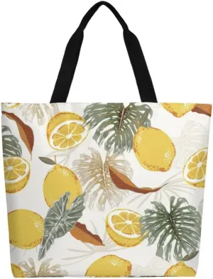 Canvas Tote Bag Large Casual Shoulder Bag for Women Handbag Reusable Beach Shopping Gym Picnic Travel Grocery Bag