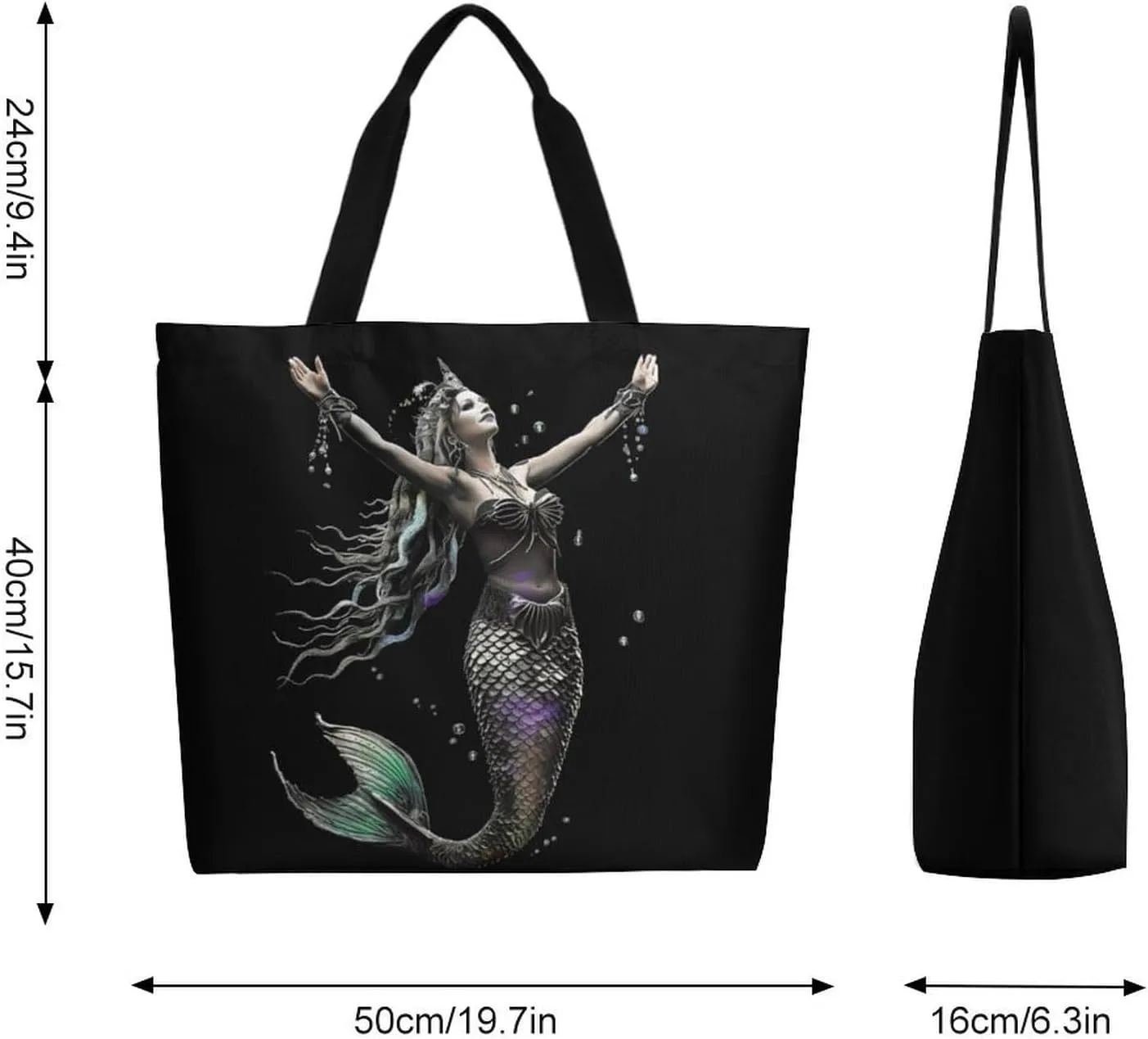 Canvas Tote Bag Large Women Casual Shoulder Bag Handbag Reusable Beach Shopping Grocery Bag For Outdoors