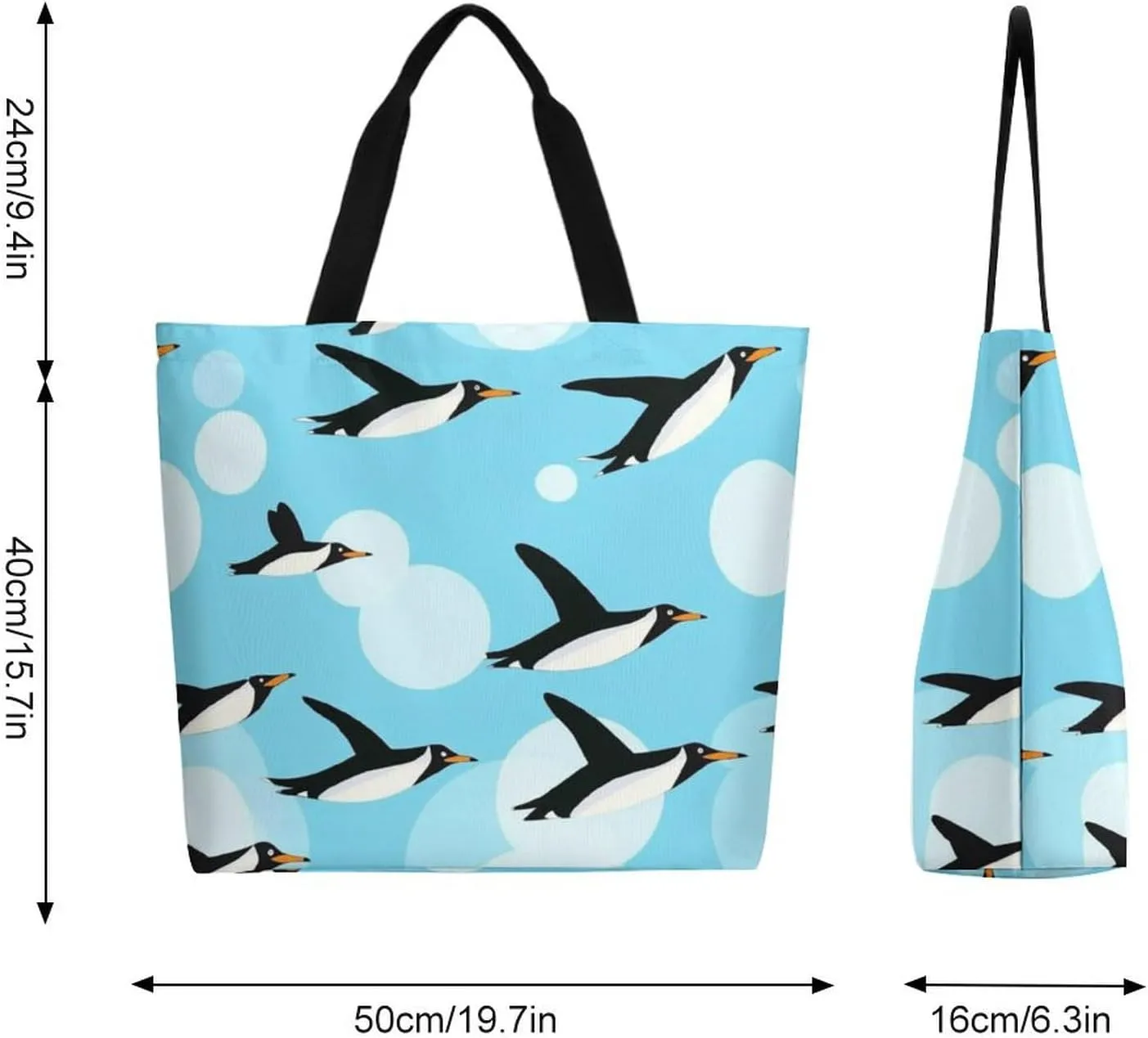 Canvas Tote Bag Large Women Casual Shoulder Bag Handbag Reusable Beach Shopping Grocery Bag For Outdoors