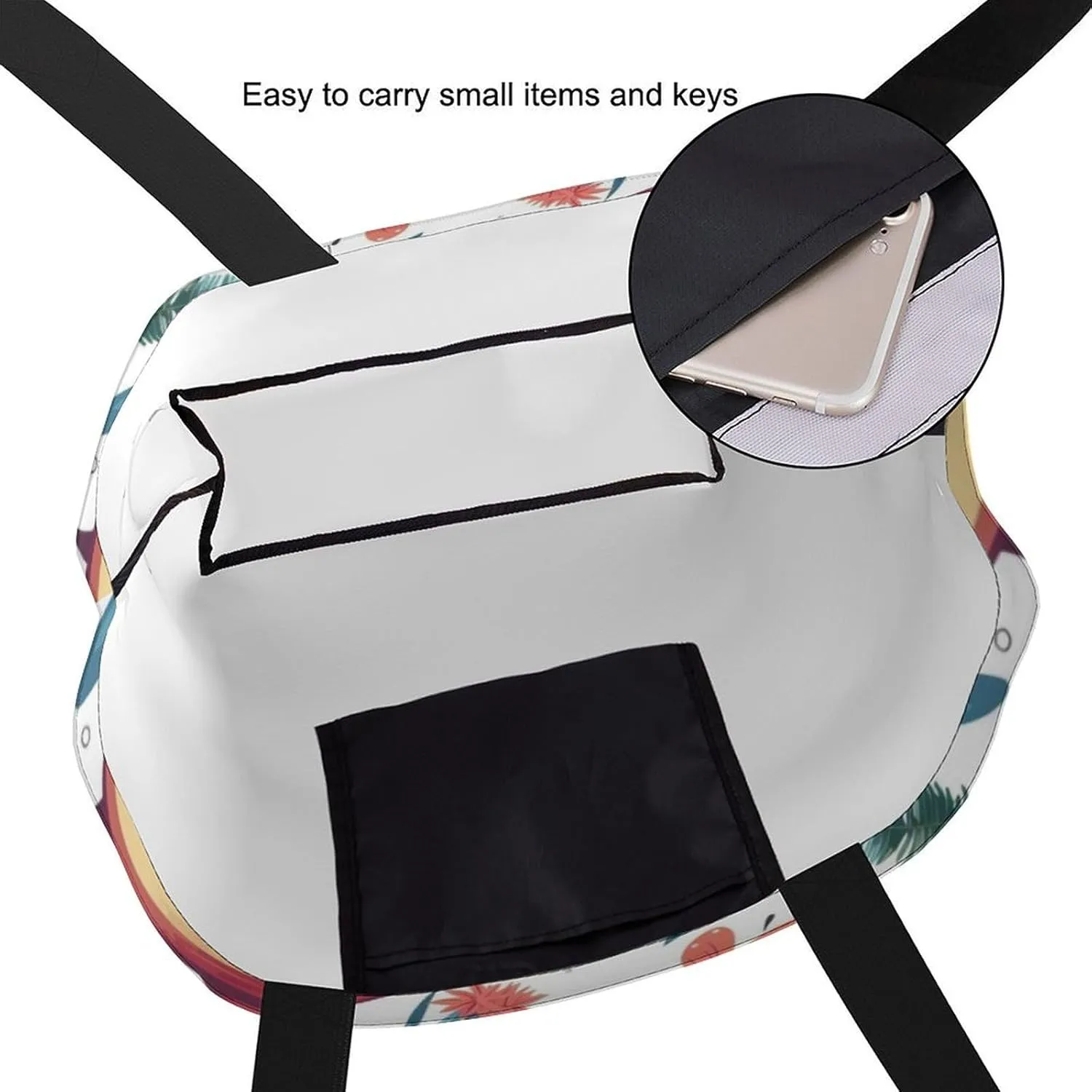 Canvas Tote Bag Large Women Casual Shoulder Bag Handbag Reusable Beach Shopping Grocery Bag For Outdoors