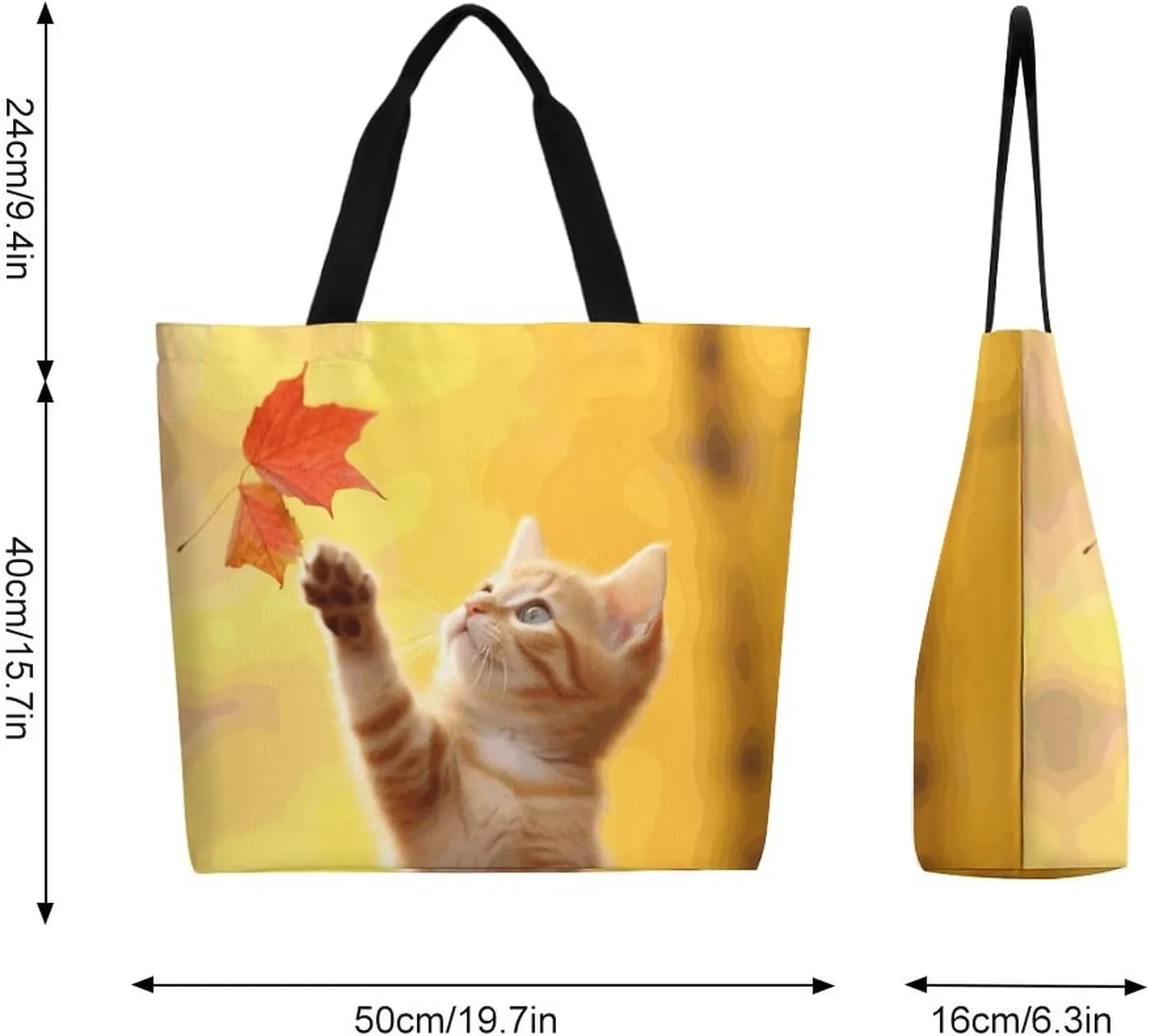 Canvas Tote Bag Large Women Casual Shoulder Bag Handbag Reusable Beach Shopping Grocery Bag For Outdoors