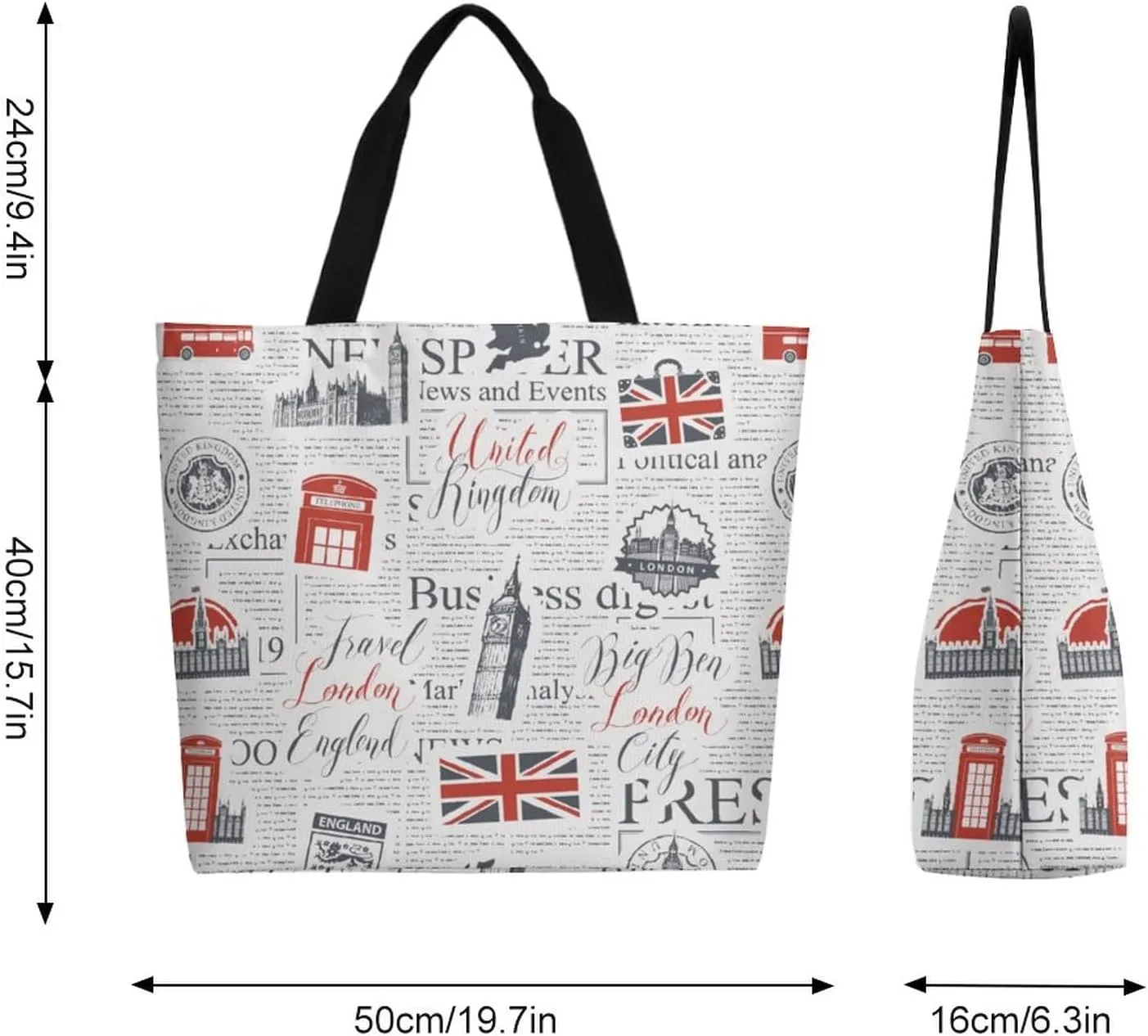 Canvas Tote Bag Large Women Casual Shoulder Bag Handbag Reusable Beach Shopping Grocery Bag For Outdoors
