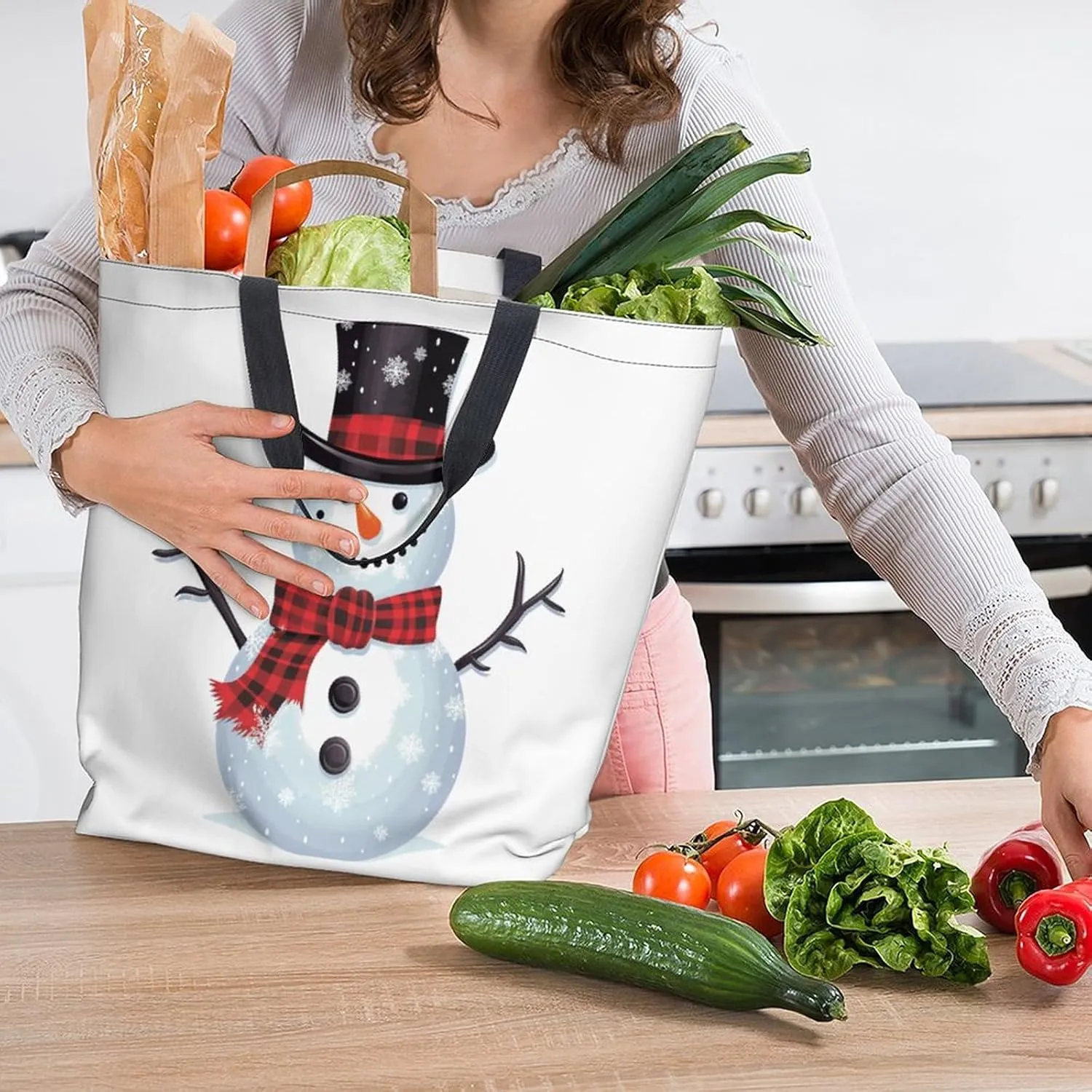 Canvas Tote Bag Large Women Casual Shoulder Bag Handbag Reusable Beach Shopping Grocery Bag For Outdoors
