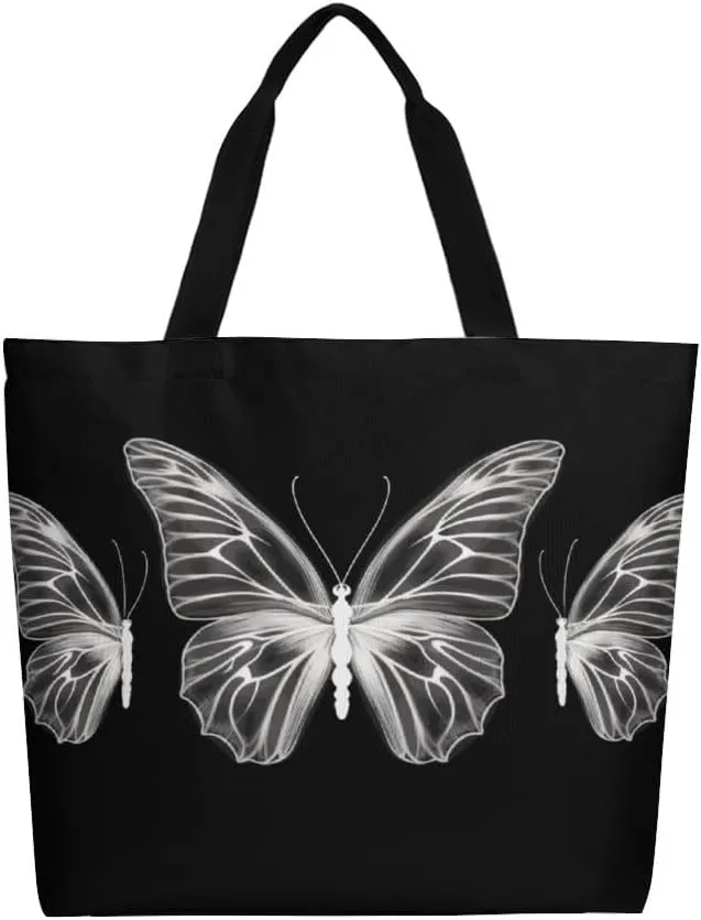 Canvas Tote Bag Large Women Casual Shoulder Bag Handbag Reusable Beach Shopping Grocery Bag For Outdoors