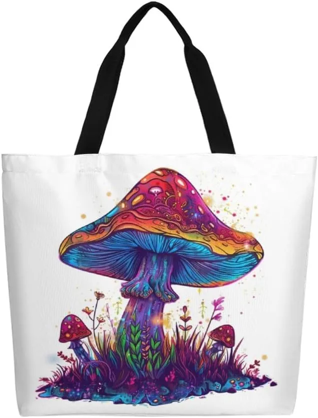 Canvas Tote Bag Large Women Casual Shoulder Bag Handbag Reusable Beach Shopping Grocery Bag For Outdoors