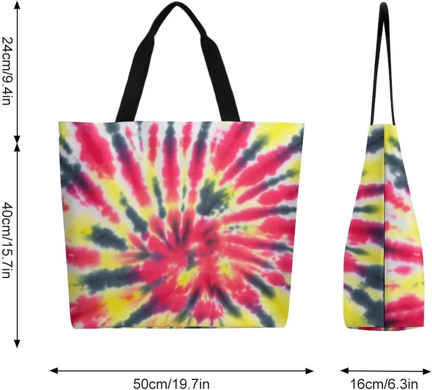 Canvas Tote Bag Large Women Casual Shoulder Bag Handbag Reusable Beach Shopping Grocery Bag For Outdoors