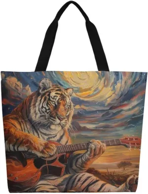 Canvas Tote Bag Large Women Casual Shoulder Bag Handbag Reusable Beach Shopping Grocery Bag For Outdoors