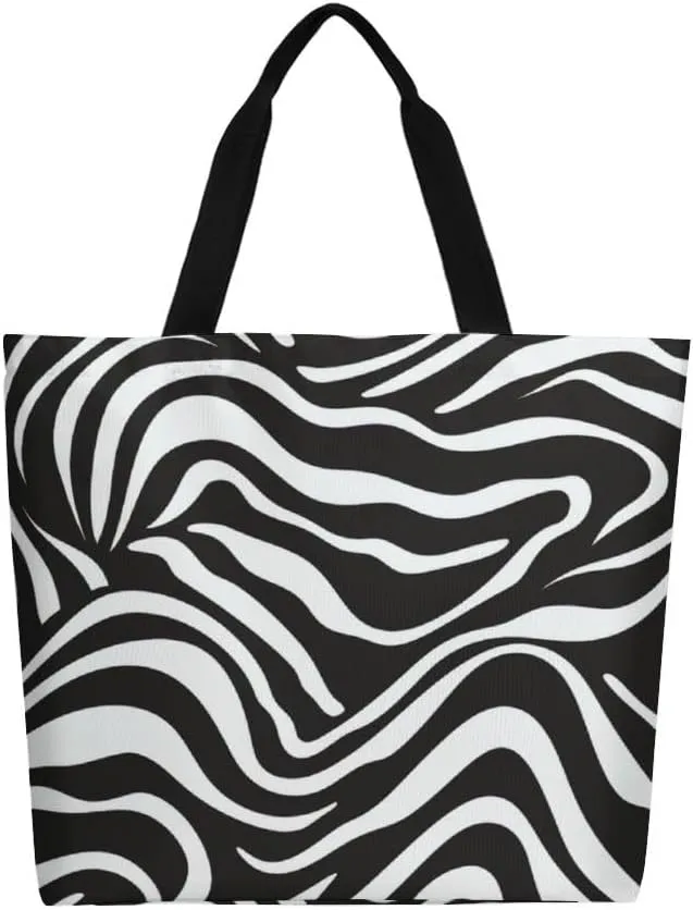 Canvas Tote Bag Large Women Casual Shoulder Bag Handbag Reusable Beach Shopping Grocery Bag For Outdoors