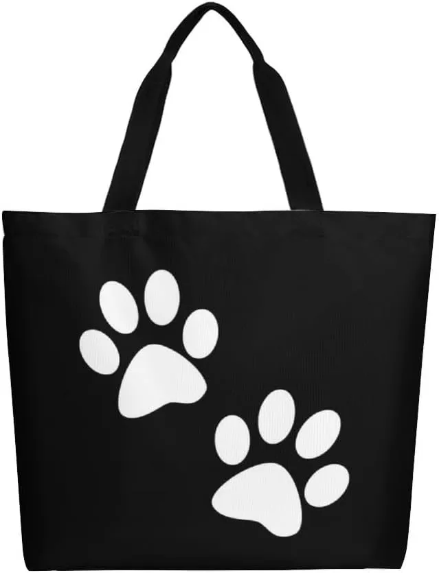 Canvas Tote Bag Large Women Casual Shoulder Bag Handbag Reusable Beach Shopping Grocery Bag For Outdoors