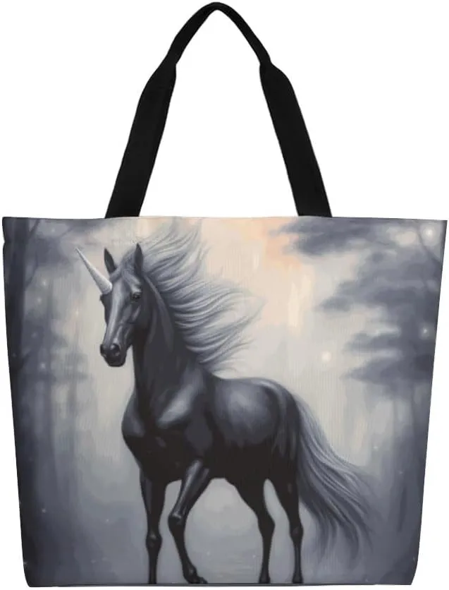 Canvas Tote Bag Large Women Casual Shoulder Bag Handbag Reusable Beach Shopping Grocery Bag For Outdoors