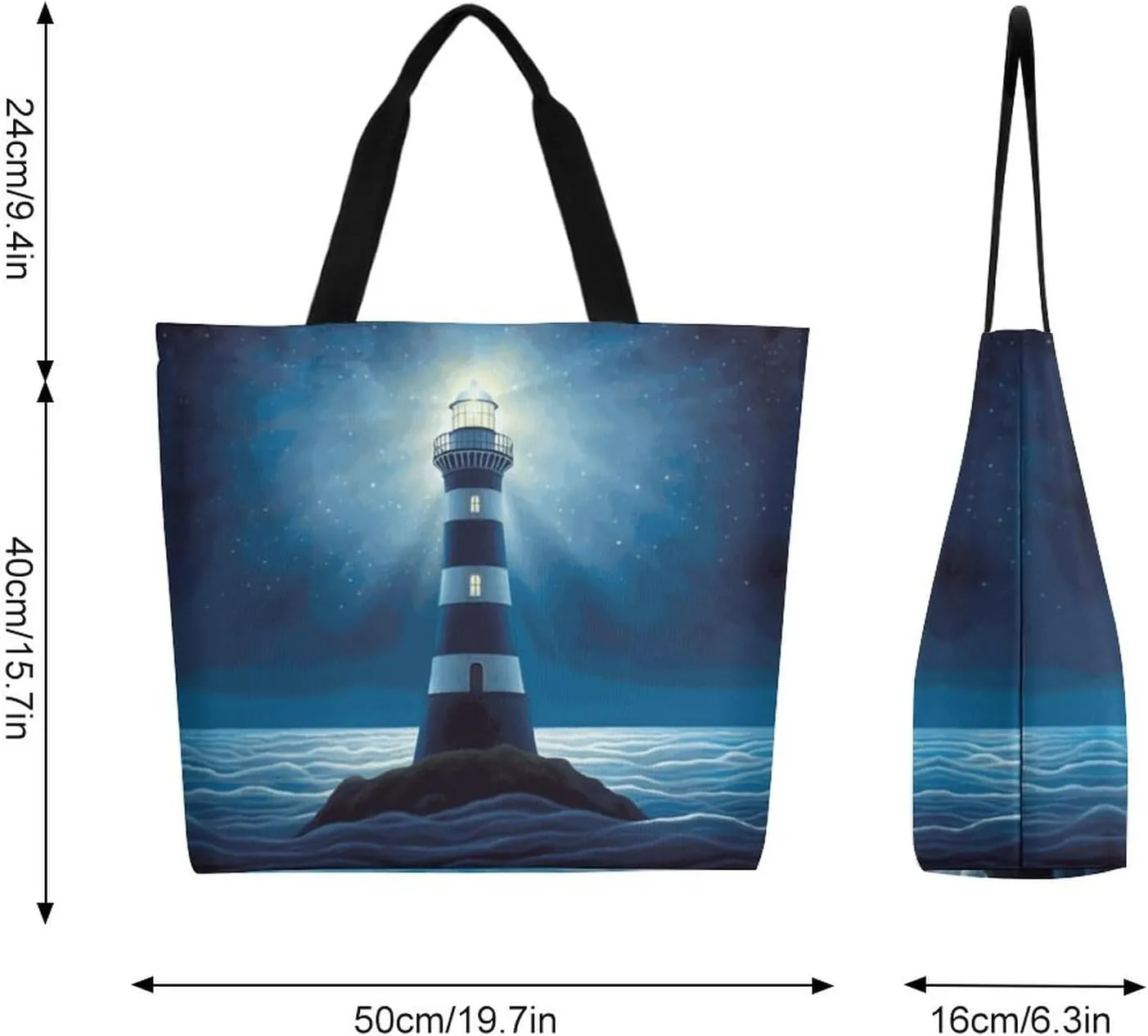 Canvas Tote Bag Large Women Casual Shoulder Bag Handbag Reusable Beach Shopping Grocery Bag For Outdoors