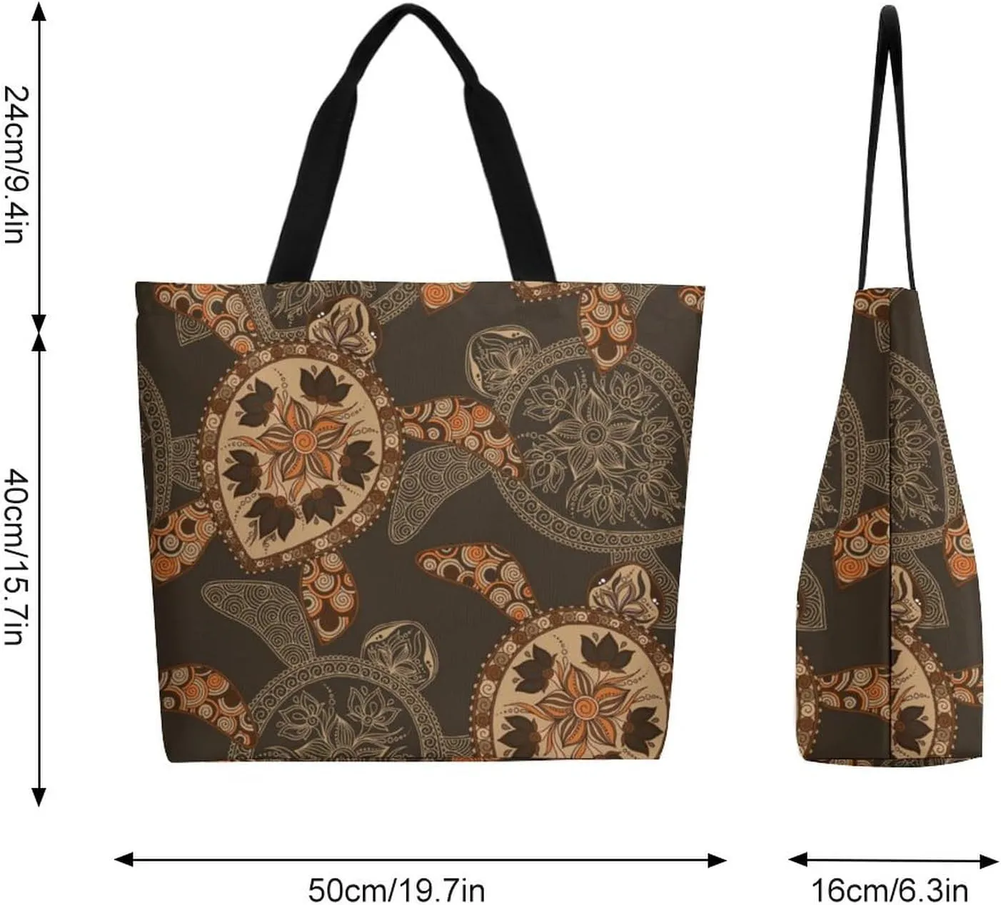 Canvas Tote Bag Large Women Casual Shoulder Bag Handbag Reusable Beach Shopping Grocery Bag For Outdoors