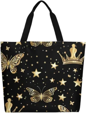 Canvas Tote Bag Large Women Casual Shoulder Bag Handbag Reusable Beach Shopping Grocery Bag For Outdoors