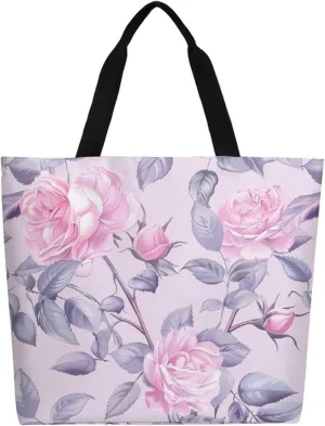 Canvas Tote Bag Large Women Casual Shoulder Bag Handbag Reusable Beach Shopping Grocery Bag For Outdoors