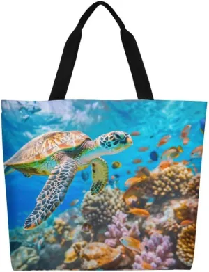 Canvas Tote Bag Large Women Casual Shoulder Bag Handbag Reusable Beach Shopping Grocery Bag For Outdoors