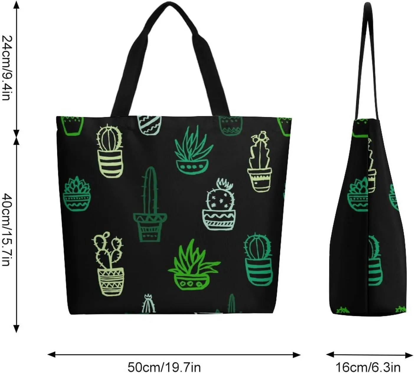 Canvas Tote Bag Large Women Casual Shoulder Bag Handbag Reusable Beach Shopping Grocery Bag For Outdoors